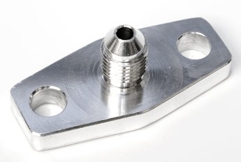 T & BIG GT Oil Feed Flange w/ -4 Male
